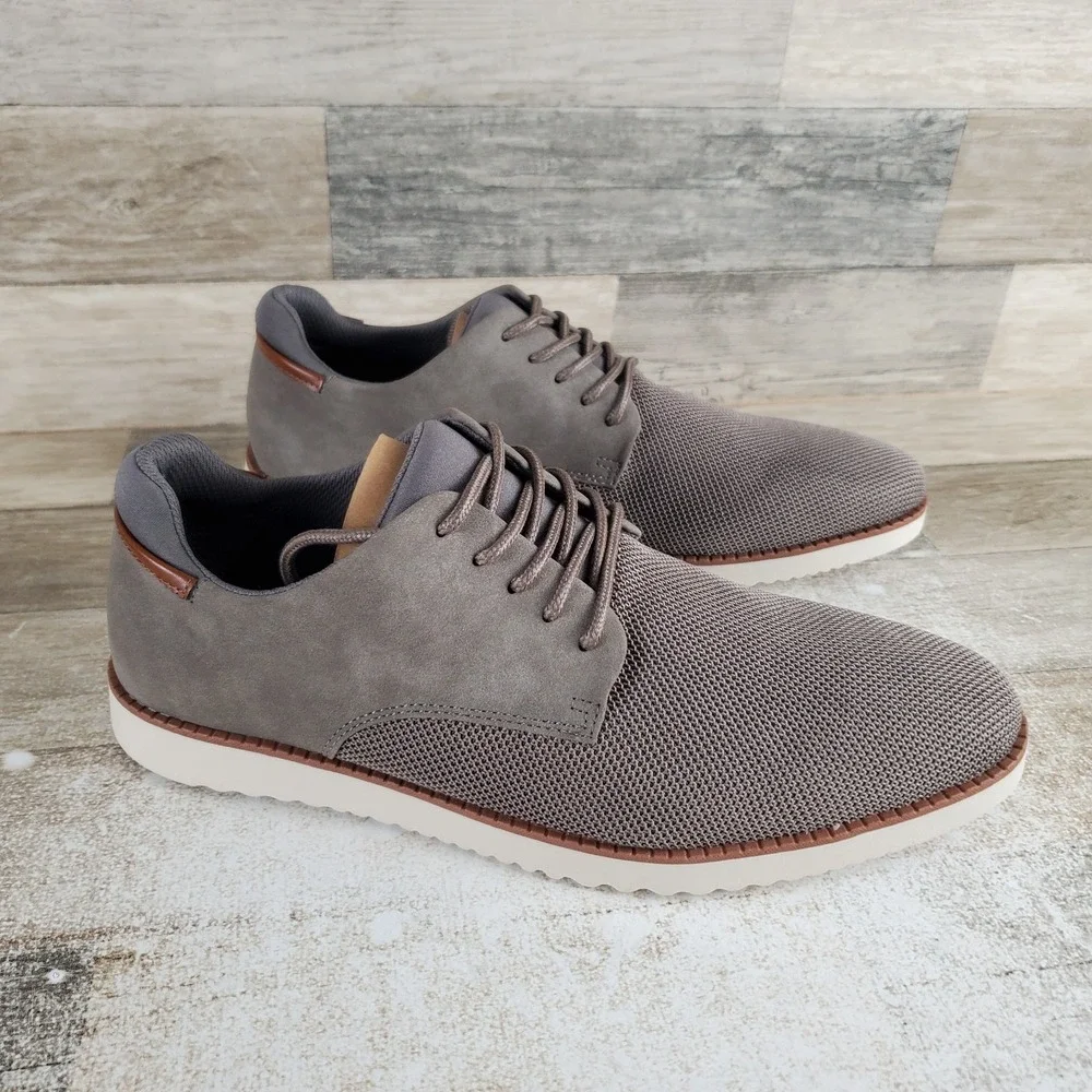 Dr Scholls Sync Mens Oxford Shoes Sz 11 M Running Gray Mesh Lace Up Sneakers‎